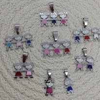 Producto - Dijes de  hijos esmaltados - 0