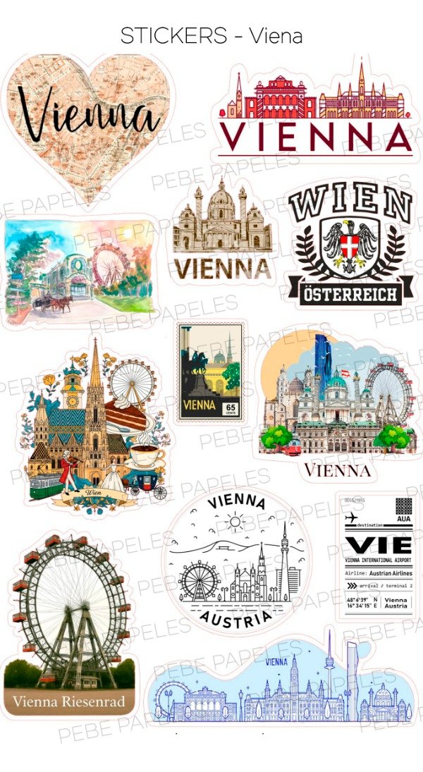 Producto - Stickers Viena