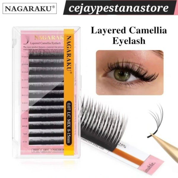 Producto - PESTAÑA NAGARAKU CAMELLIA 0.07 LC
