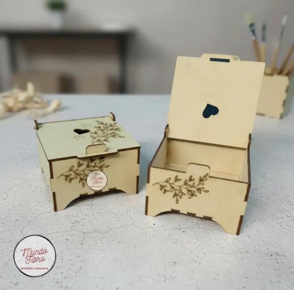 Producto - Caja ramas fibrofacil 11,5x11,5x7,5cm