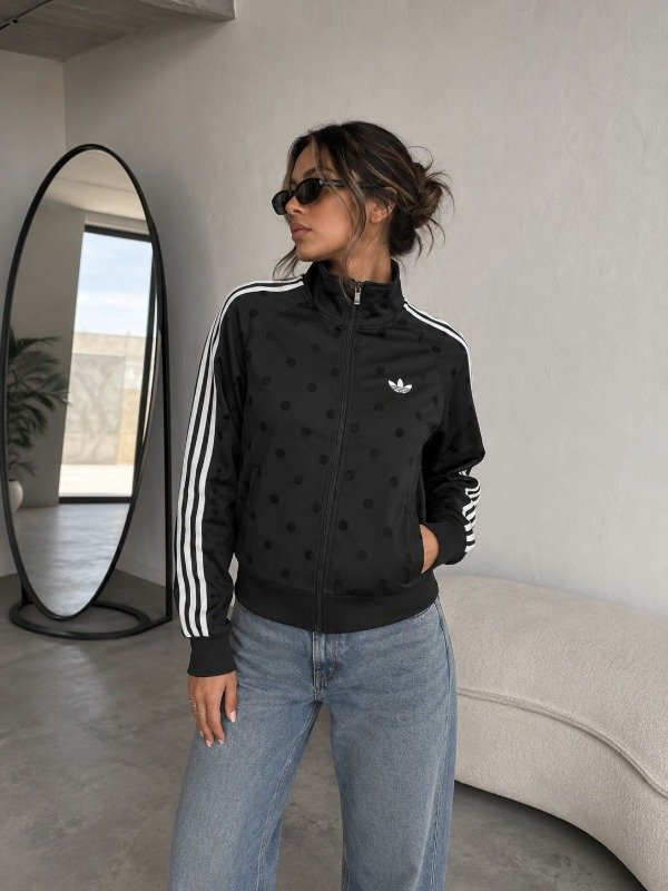Producto - CAMPERA ADIDAS POLKA DOTS NEGRA - 3