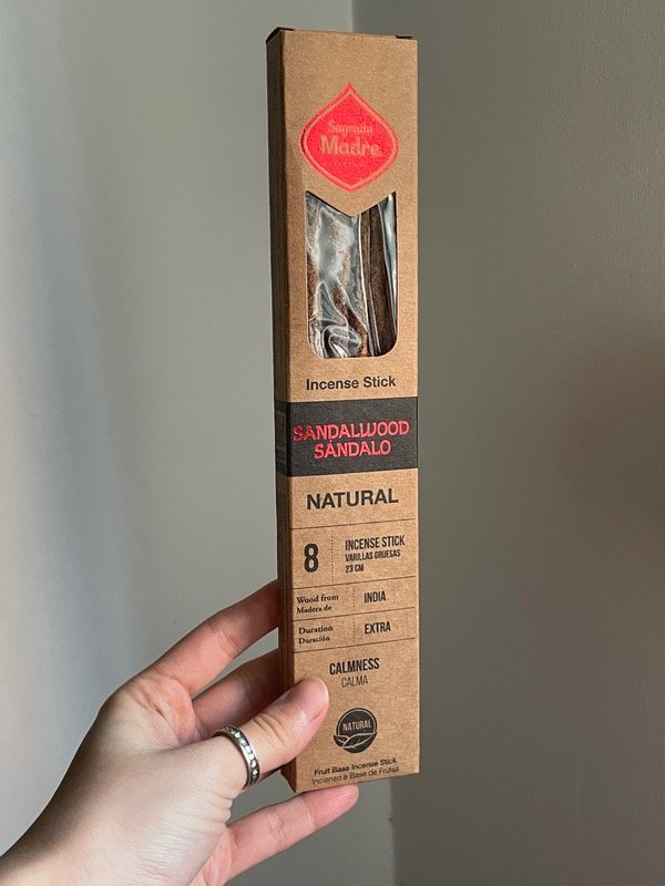 Producto - Sahumerio Resina - Sándalo Sagrada Madre