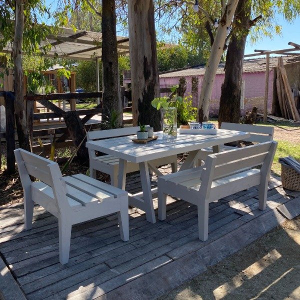 Producto - Juego de Comedor Exterior "Low Dining XL" - 0