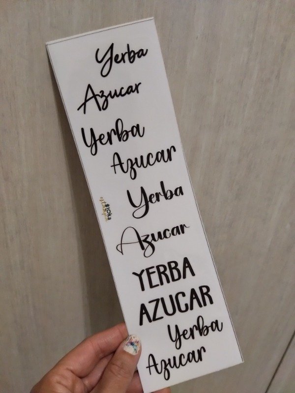 Producto - UV Tiras 8x28cm Etiquetas #4