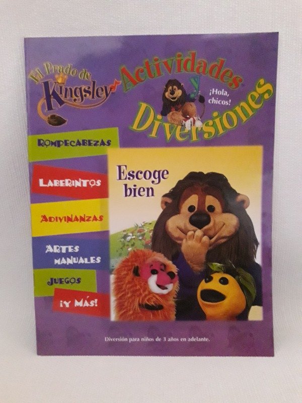 Producto - Libro Bíblico Para Colorear Niños Kingsley Escoge Bien
