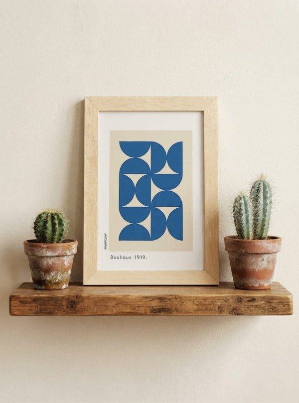 Producto - Cuadro / Bauhaus 1919 / Azul Mar - 0