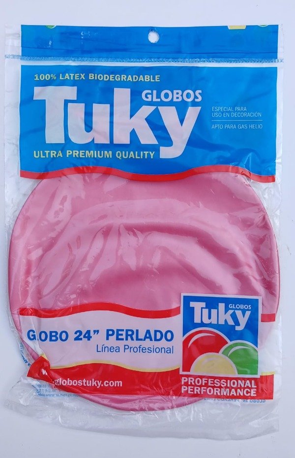 Producto - Piñata/Globo Tuky 24" Perlada Rosa