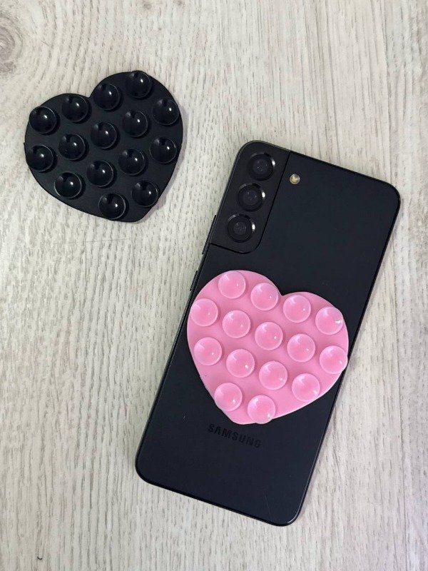 Producto - SOPORTE DE CELULAR VENTOSA CORAZÓN DOBLE CARA - 0