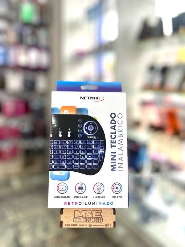 Producto - Mini Teclado Inalámbrico Netmak
