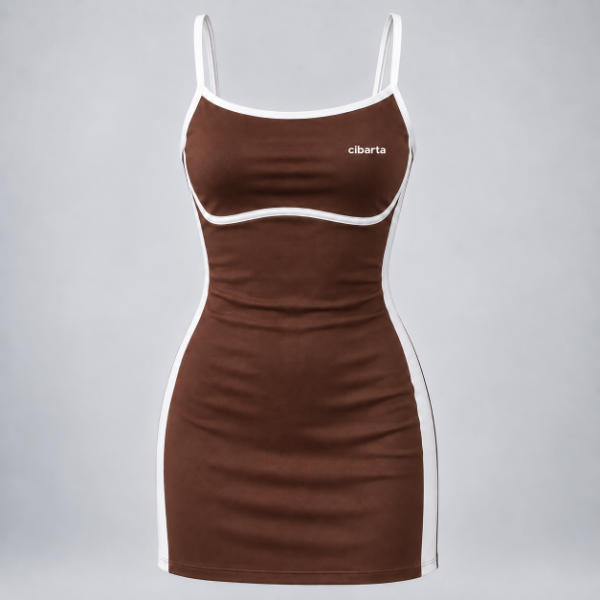 Producto - Vestido Deportivo FOCUS FIT DRESS chocolate - 1