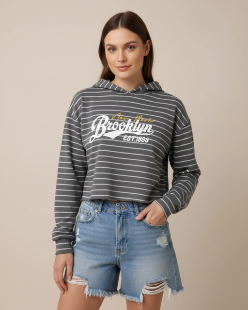 Producto - BUZO CROP DARLON RUSTICO ESTAMPADO 0707 - 2