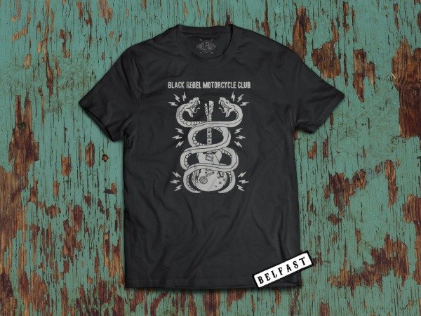 REMERA BLACK REBEL MOTORCYCLE CLUB BRCM 4