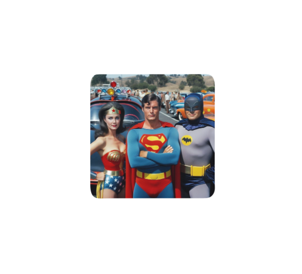 Producto - POSAVASO SUPERHEROES 002