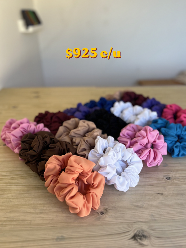 Producto - Pack x40 Scrunchies Tropical Mayorista