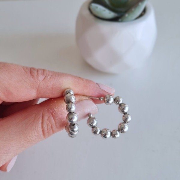 Producto - Argolla bolitas