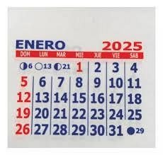 Producto - CALENDARIO 2026 MENSUAL  MIGNON 5x5cm x 50 unidades