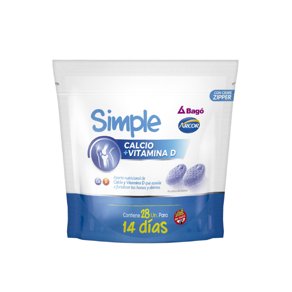 Producto - Vitacal Simple Calcio+VitaminaD x 28 gomitas