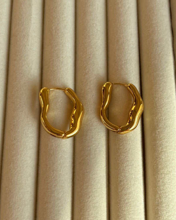 Producto - Aros forma dorados