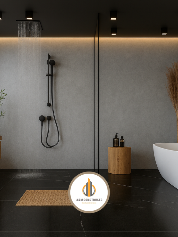 Producto - Placas de PVC Símil Mármol - Concret Grey