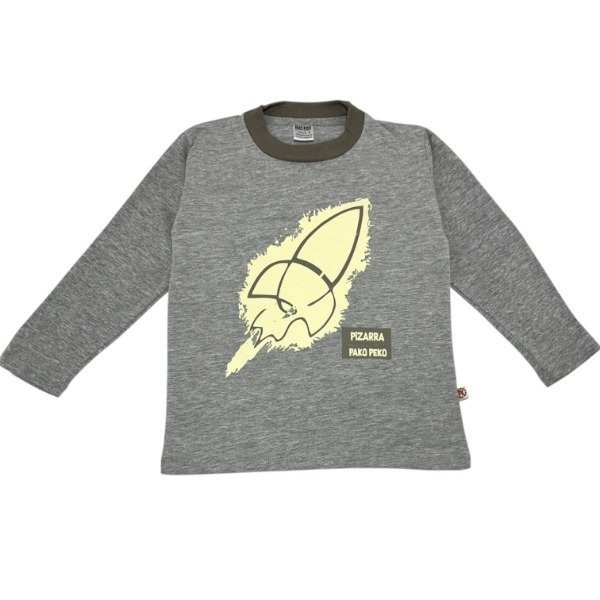 Producto - Remera cohete pizarra OUTLET 25 06 62