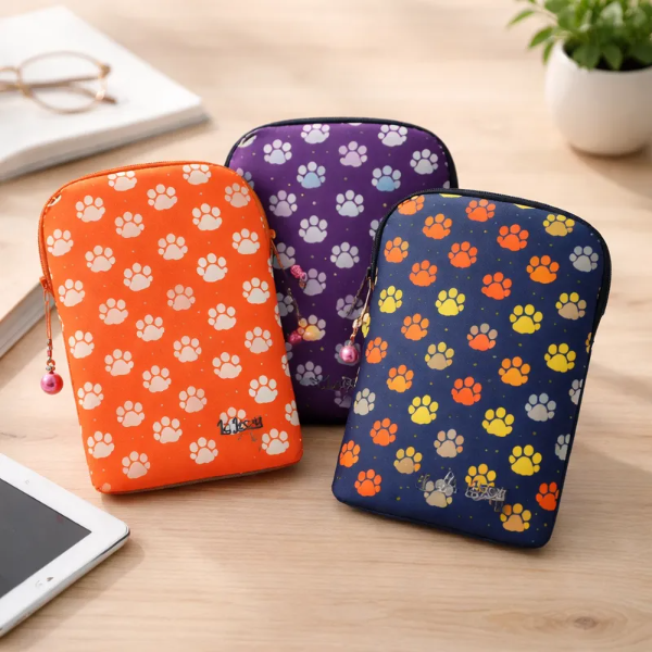 Producto - Funda kindle cierre Huellitas