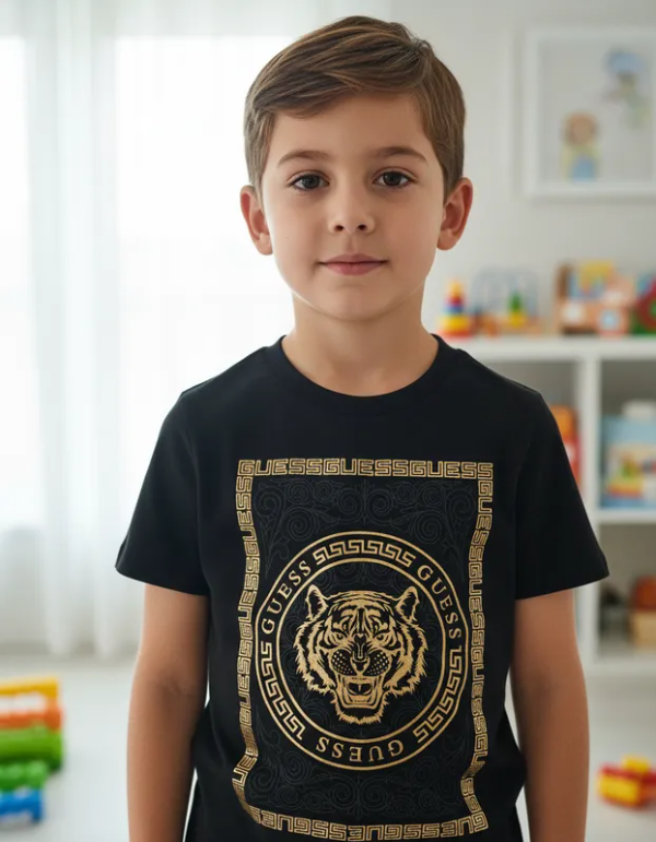 Producto - Remera Negra GUESS kids