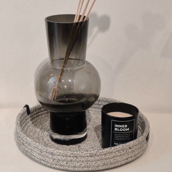 Producto - Florero Ahumado Gris