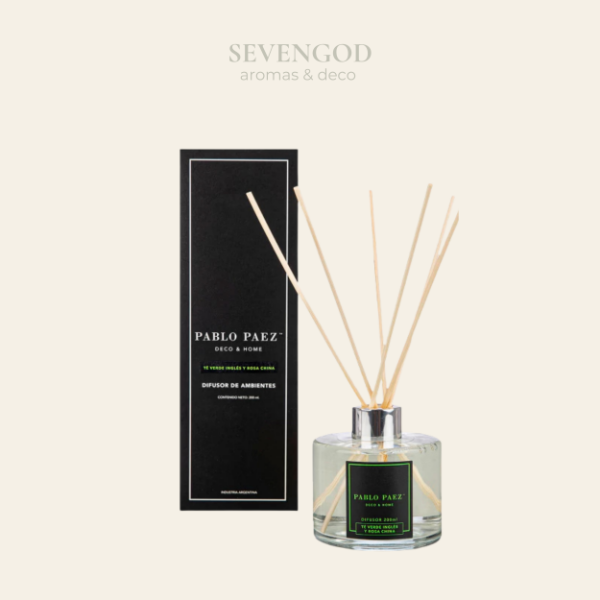 Producto - Difusor 200 ml en caja - Té verde inglés y rosa china