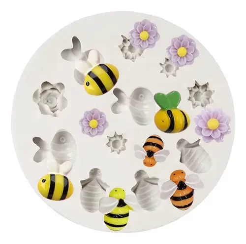 Producto - Silicon abeja + flor