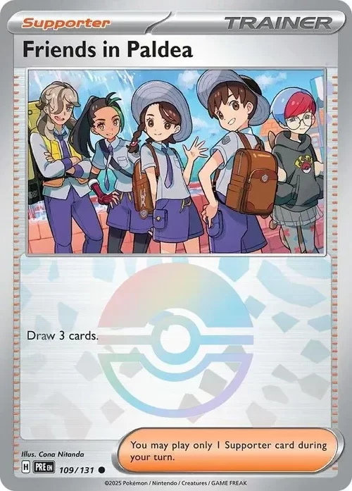 Producto - Friends in Paldea (Poke Ball Pattern) - 109/131 - Prismatic Evolutions - Holo