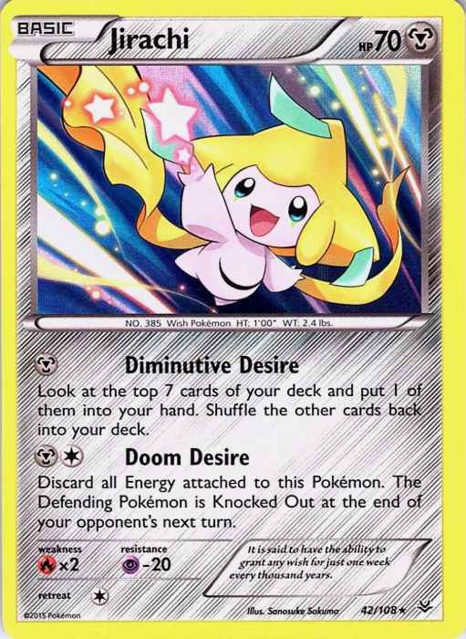 Producto - Jirachi - 42/108 - Roaring Skies - Holo