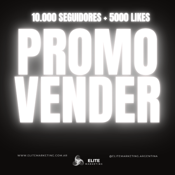 Producto - Promo Vender: 10.000 Seguidores + 5000 Likes - Instagram