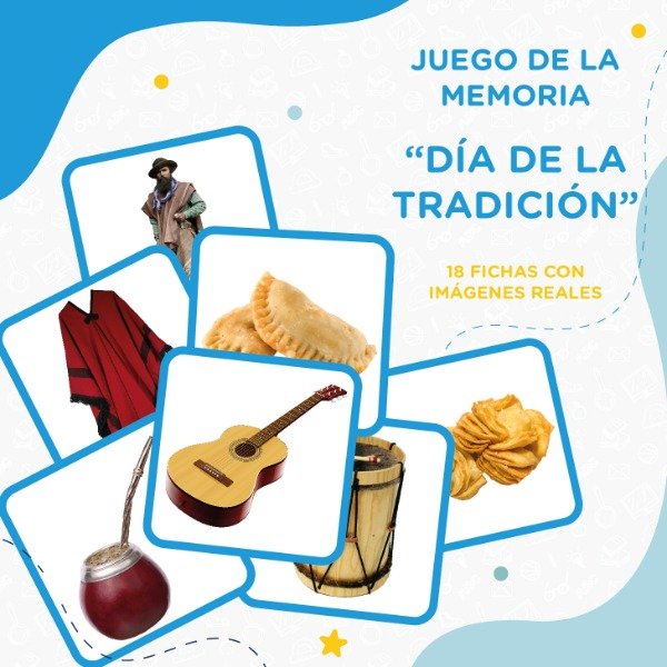 Producto - JUEGO DE LA MEMORIA "DÍA DE LA TRADICIÓN"
