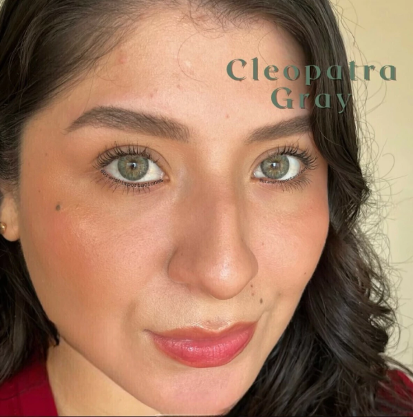 Producto - Lentes de contacto Cleopatra Gray Freshlady anuales