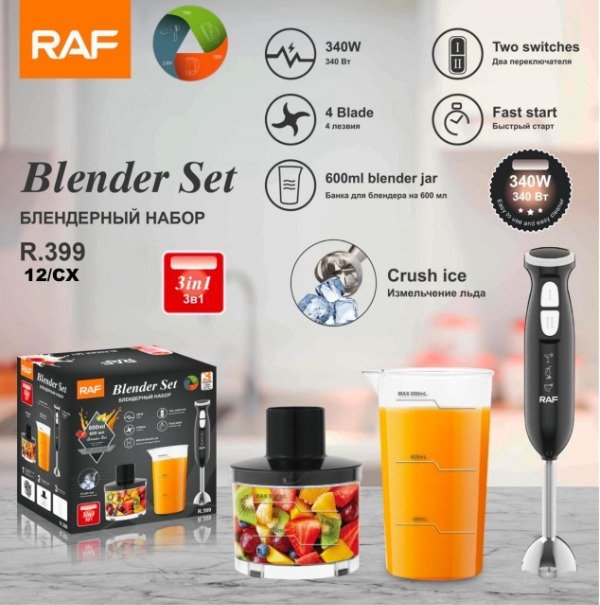 Producto - Minipimer Mixer 3 en 1 Raf R-339