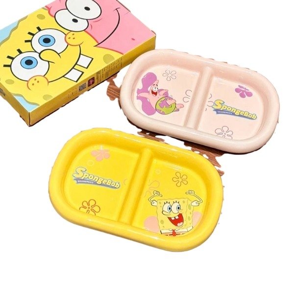 Producto - PLATO CON DIVISION BOB ESPONJA