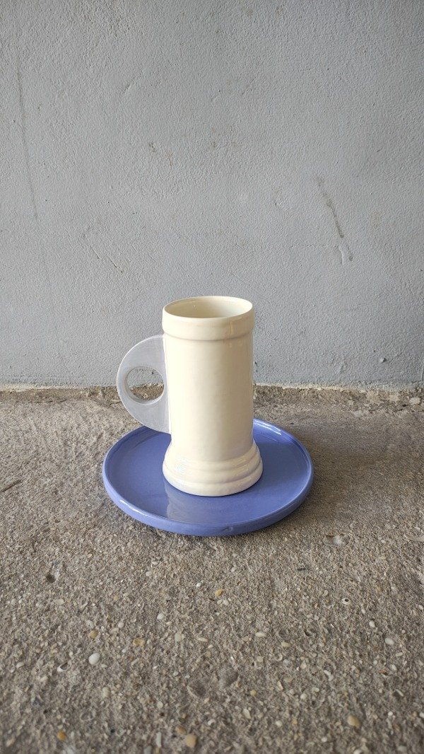 Producto - Jarro largo natural y gris