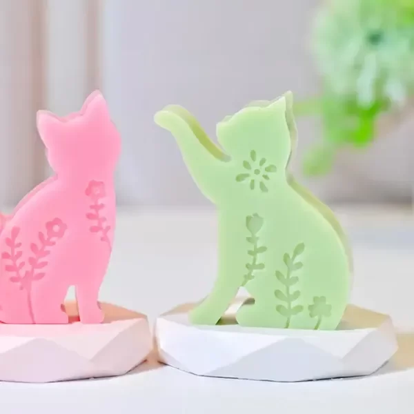 Producto - Molde silicona gato levantando pata - 1