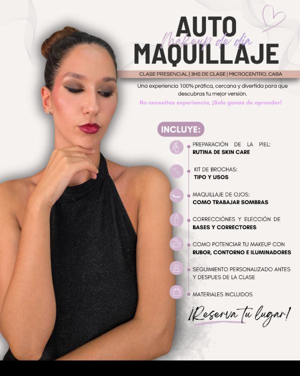 Producto - Clase de Automaquillaje grupal