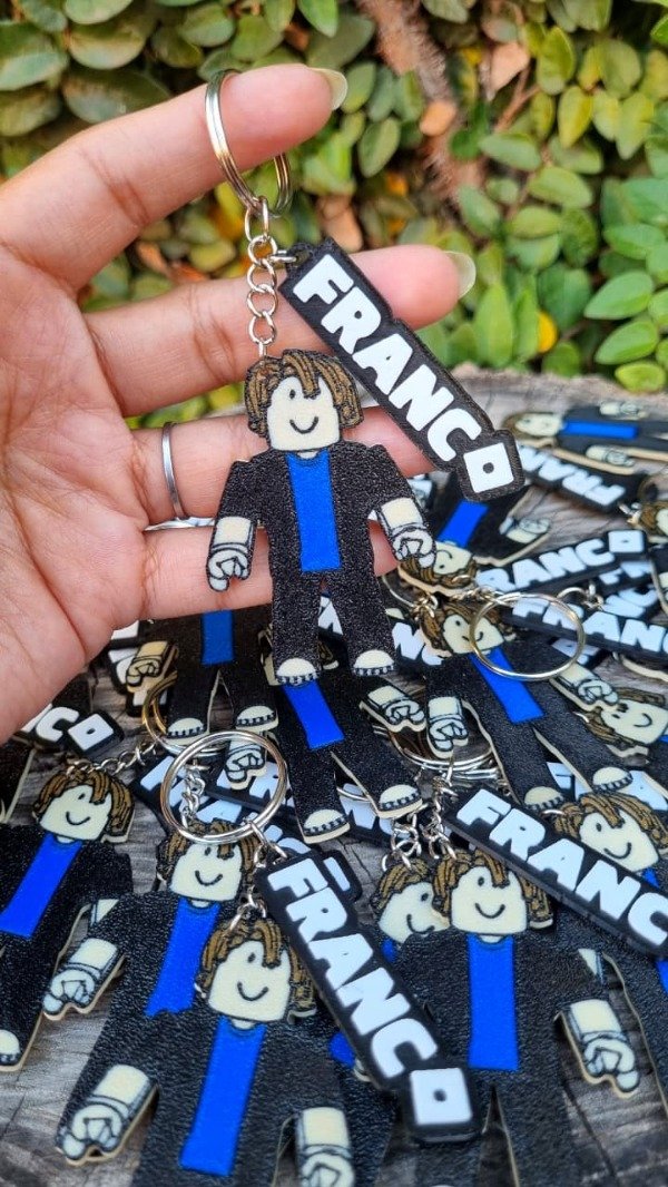 Producto - Llaveros personaje tocino (Roblox)