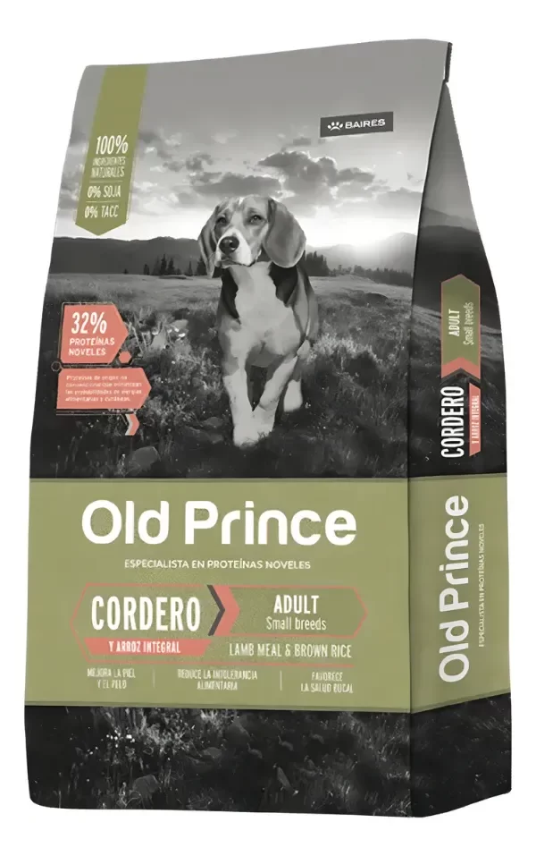 Producto - OLD PRINCE NOVEL CORDERO ARROZ INTEGRAL ADULTO SMALL 15 KG