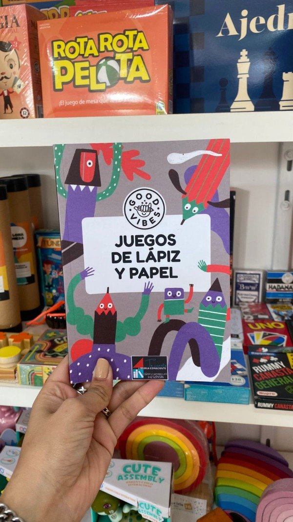 Producto - Libro de actividades "Juegos de lápiz y papel" - 34 juegos
