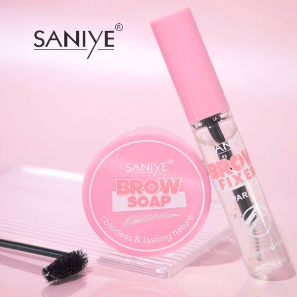 Producto - Set de Gel fiajador + jabón fijador para cejas - Saniye - 3