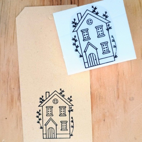 Producto - Sello Casita 5x5 cm