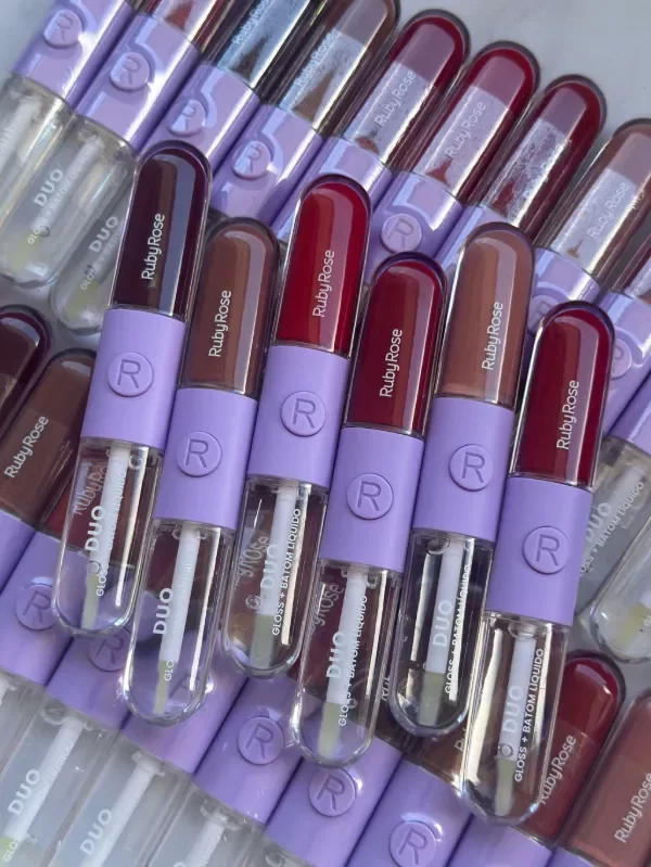 Producto - Labial dúo liquido marron