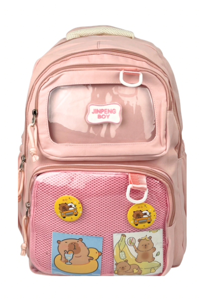 Producto - Mochila Capibara "C" Rosa