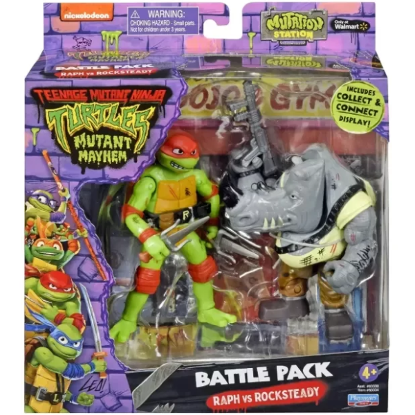 Producto - Teenage Mutant Ninja Turtles Caos Mutante Raphael vs Rocksteady