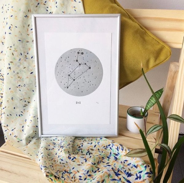 Producto - Lámina Constelación Leo