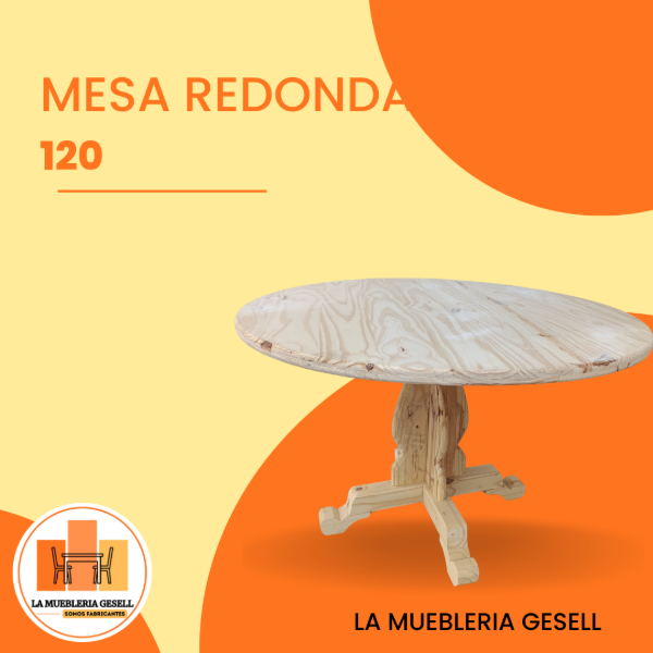 Producto - MESA REDONDA 1,20