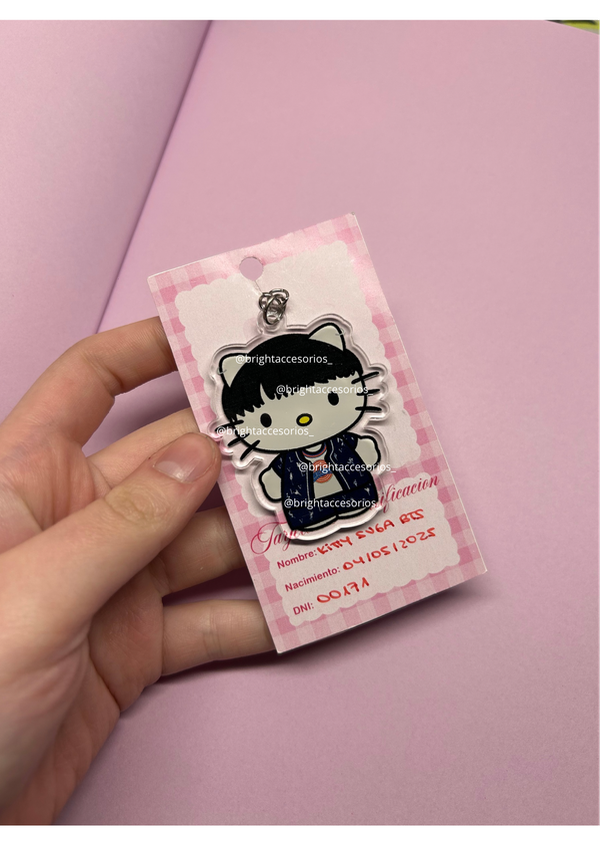 Producto - Llavero/Charm Kitty Suga (BTS)